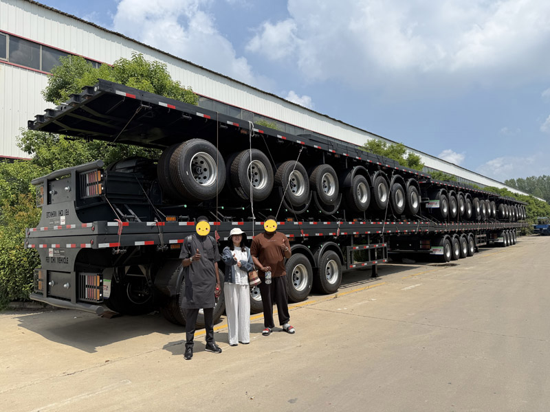 लुई फैक्ट्री बेनिनीज़ मेहमानों का स्वागत करती है: सेमी ट्रेलर विनिर्माण साइट सहयोग के एक नए अध्याय की शुरुआत करती है