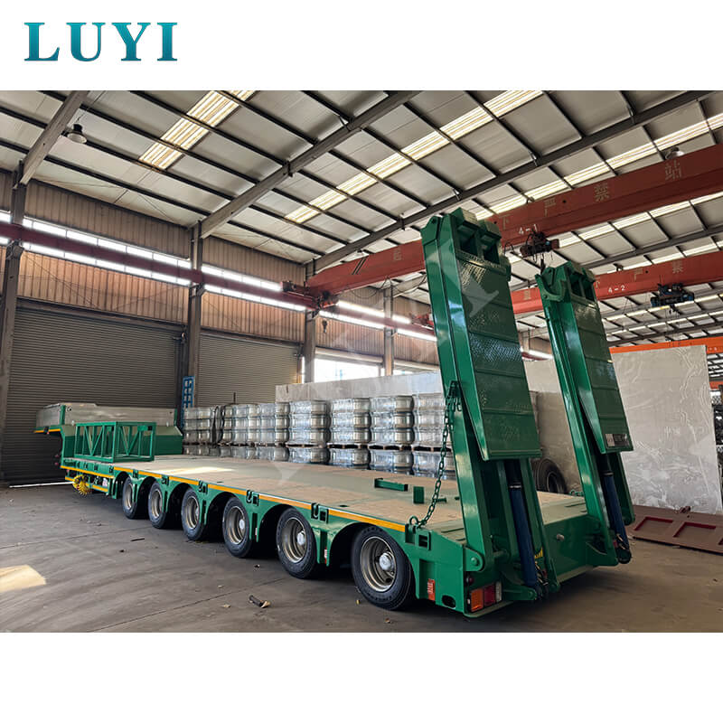 अनुकूलित अनुकूलन आवश्यकताएँ: लुयी 6-एक्सल लो-बेड सेमी-ट्रेलर को सफलतापूर्वक इथियोपिया भेज दिया गया