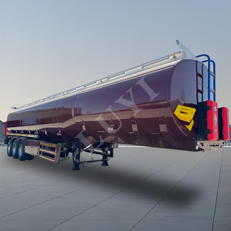3-एक्सल 0-क्यूबिक कार्बन स्टील ऑयल टैंक सेमी-ट्रेलर