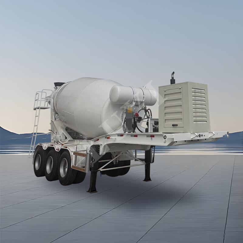 3-एक्सल 12-क्यूबिक-मीटर पाउडर टैंक सेमी-ट्रेलर