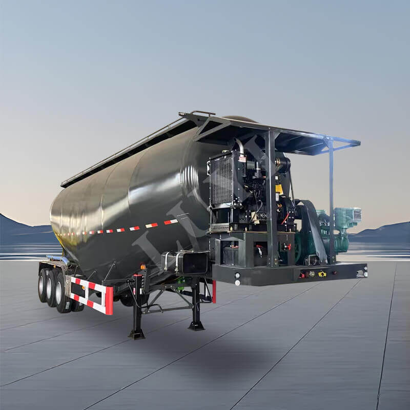 3-एक्सल 35-क्यूबिक-मीटर सीमेंट टैंक सेमी-ट्रेलर