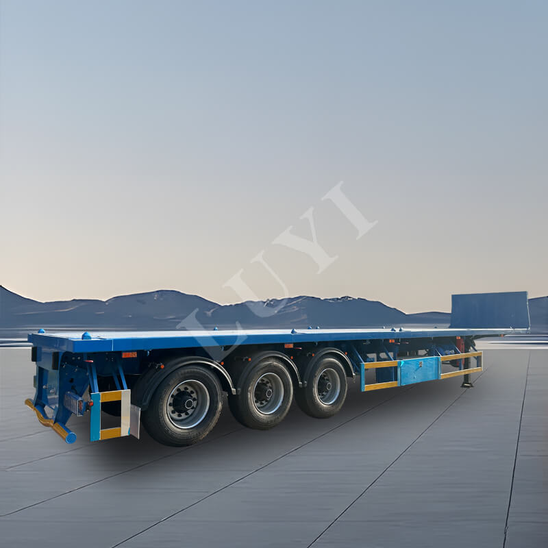 3-एक्सल 40-टन फ्लैटबेड सेमी-ट्रेलर