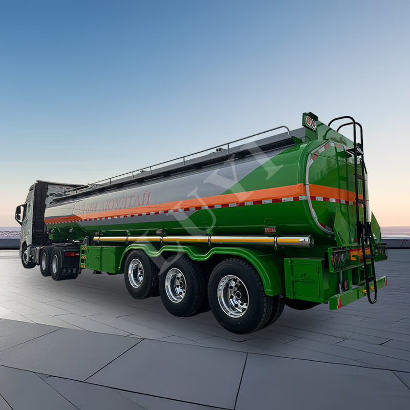 40 घन मीटर 45 घन मीटर 3-एक्सल ऑयल टैंक ट्रेलर