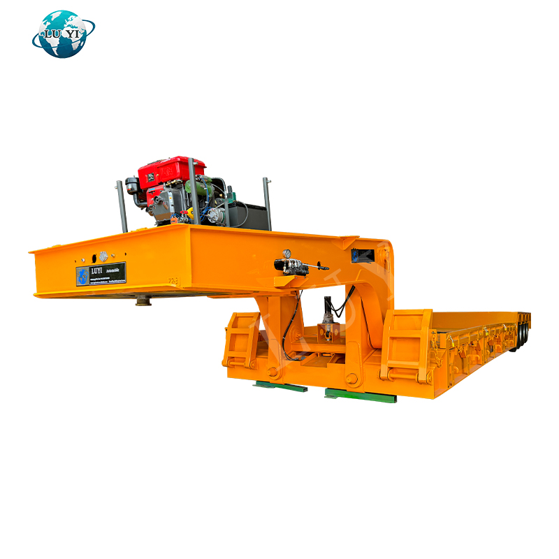 80 टन वियोज्य गूज़नेक लोबॉय सेमी-ट्रेलर 80 टन वियोज्य गूज़नेक लोबॉय सेमी-ट्रेलर