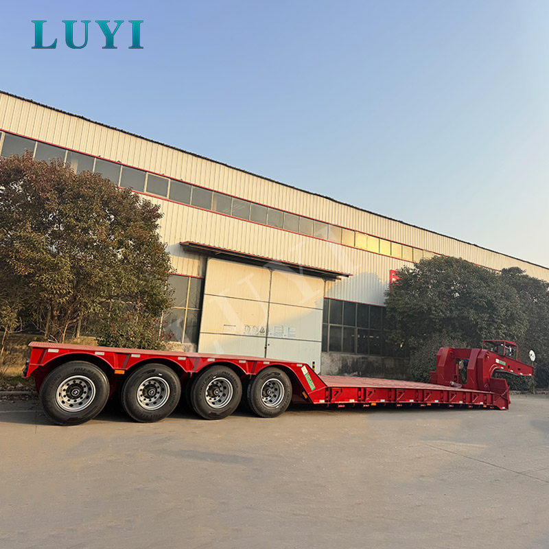 LUYI 4-एक्सल लोबेड ट्रेलर: भारी पेलोड के लिए स्मार्ट समाधान