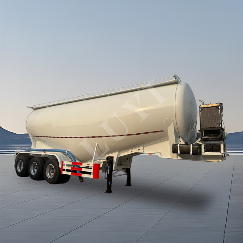 थ्री-एक्सल 30-टन पाउडर टैंक सेमी-ट्रेलर थ्री-एक्सल 30-टन पाउडर टैंक सेमी-ट्रेलर
